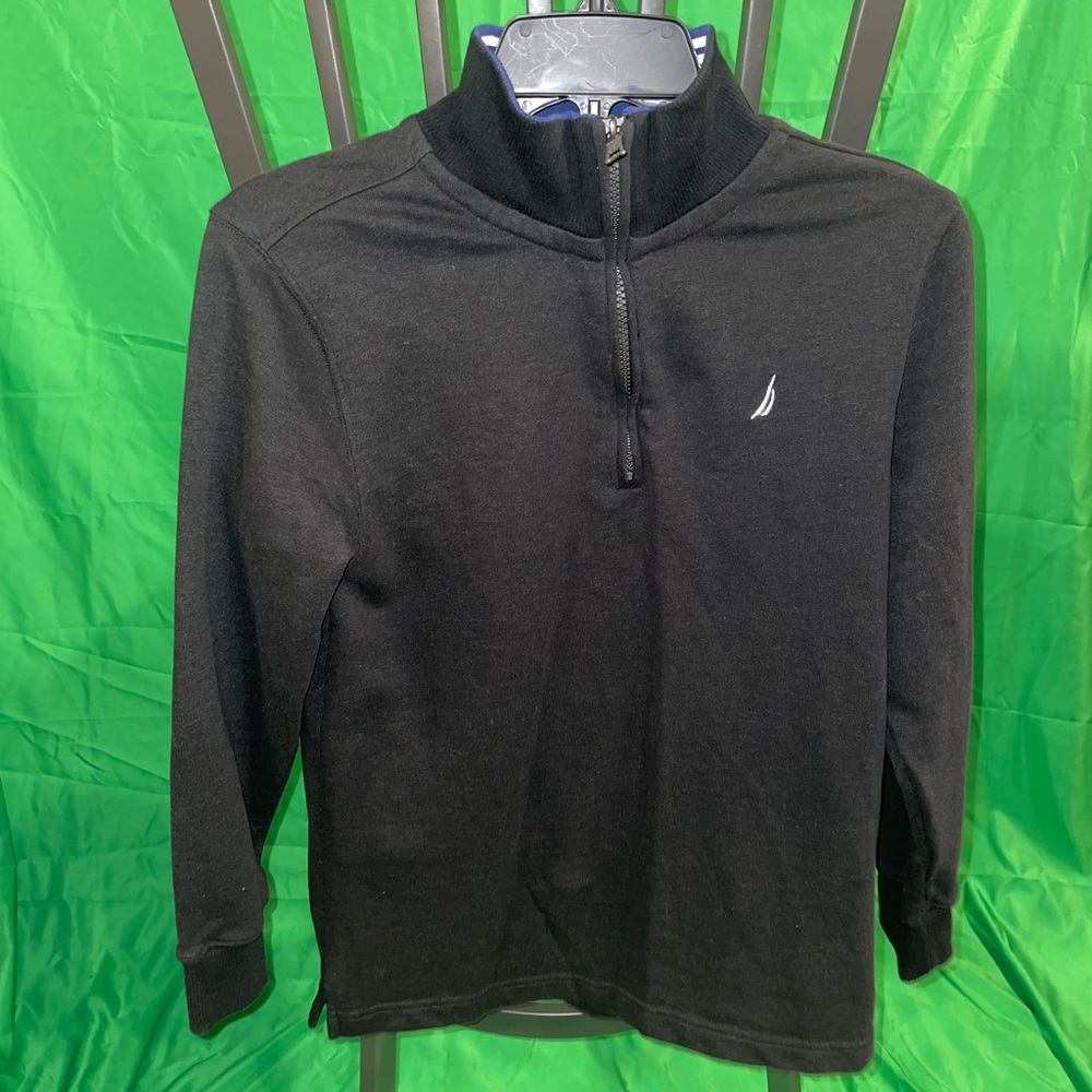 Boys 1/4 Zip Pullover Nautica Black M(10/12)